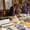 Présentation de livres dans la halle des Dives-sur-mer