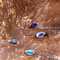 Coupes sur un pan de roche