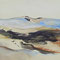 Mer V - peinture sur papier - 50 x 30 cm
