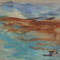 Rivage dyptique II  peinture sur toile - 46 x 38 cm