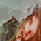 Roche rouge - 50 x 70 cm
