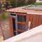 WPC PLUS Terrassendielen Braun Vertikalverkleidung