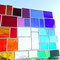 modernes Tiffany XXXL Fensterbild Regenbogen bunte Vielfalt