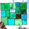 Sonnenfänger grüne Vielfalt Tiffany Fensterbild