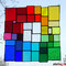 modernes Tiffany Fensterbild Regenbogen
