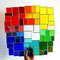 modernes Tiffany XXL Fensterbild Regenbogen