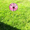 Gartenstecker Blume aus Tiffany Glas Gartendeko