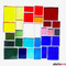 modernes Tiffany Fensterbild Regenbogen