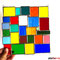 modernes Tiffany Regenbogen Fensterbild Bunte Vielfalt