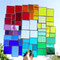 modernes Tiffany XXXL Fensterbild Regenbogen