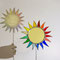Gartenstecker bunte Sonne / Blume aus Tiffany Glas