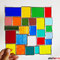 modernes Tiffany Regenbogen Fensterbild Bunte Vielfalt
