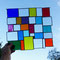 modernes Tiffany Fensterbild XL Bunte Vielfalt