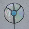 Gartenstecker Blume aus Tiffany Glas Gartendeko
