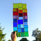 modernes Tiffany XL Fensterbild Regenbogen