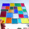 modernes Tiffany Regenbogen Fensterbild Bunte Vielfalt