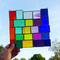 modernes Tiffany Regenbogen Fensterbild Bunte Vielfalt