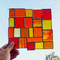 Sonnenfänger orange Vielfalt Tiffany Fensterbild