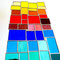 modernes Tiffany XXL Fensterbild Regenbogen
