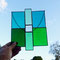 Fensterbild modernes Glasbild Tiffany Sonnenfänger