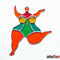 Nana (Niki de Saint Phalle) Tiffany Fensterbild 