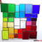 modernes Tiffany Fensterbild Bunte Vielfalt Regenbogen