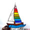 Segelboot Tiffany Fensterbild Segelschiff Regenbogen