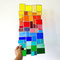modernes Tiffany XXL Fensterbild Regenbogen