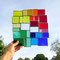 modernes Tiffany Fensterbild Bunte Vielfalt