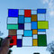modernes Tiffany Fensterbild XL Bunte Vielfalt