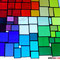modernes Tiffany Fensterbild XXL Regenbogen