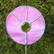 Gartenstecker Blume aus Tiffany Glas Gartendeko