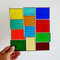 modernes Tiffany Regenbogen Fensterbild Bunte Vielfalt