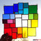 modernes Tiffany Fensterbild Regenbogen