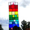 modernes Tiffany Fensterbild Regenbogen