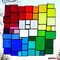 modernes Tiffany Fensterbild XXL Regenbogen