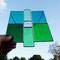 Fensterbild modernes Glasbild Tiffany Sonnenfänger