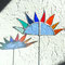 Gartenstecker Blume aus Tiffany Glas Gartendeko