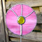 Gartenstecker Blume aus Tiffany Glas Gartendeko