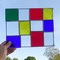modernes Tiffany Fensterbild Bunte Vielfalt
