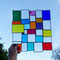 modernes Tiffany Fensterbild XL Bunte Vielfalt