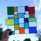 modernes Tiffany Fensterbild XL Bunte Vielfalt