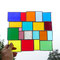 modernes Tiffany Regenbogen Fensterbild Bunte Vielfalt