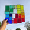 modernes Tiffany Fensterbild Bunte Vielfalt