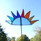 Gartenstecker Blume aus Tiffany Glas Gartendeko