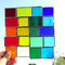 modernes Tiffany Regenbogen Fensterbild Bunte Vielfalt