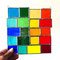 modernes Tiffany Regenbogen Fensterbild Bunte Vielfalt