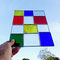 modernes Tiffany Fensterbild Bunte Vielfalt