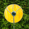 Gartenstecker Blume aus Tiffany Glas Gartendeko