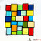 modernes Tiffany Fensterbild Bunte Vielfalt